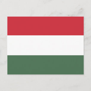 Carte Postale Drapeau Hongrie