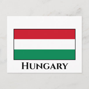 Carte Postale Drapeau hongrois