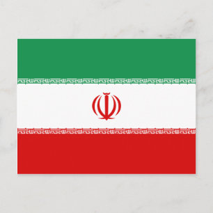 Carte postale Drapeau Iran