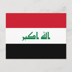Carte Postale Drapeau Iraq