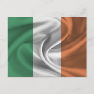 Carte Postale Drapeau irlandais