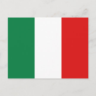 Carte postale drapeau Italie
