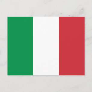 Carte postale Drapeau Italie