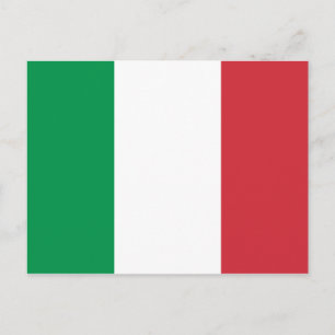 Carte Postale Drapeau Italie