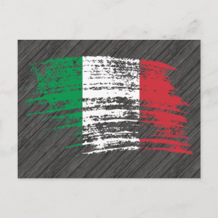 Carte Postale Drapeau italien cool