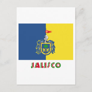 Carte Postale Drapeau Jalisco