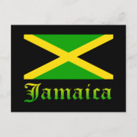 Drapeau jamaïcain, noir, vert et jaune