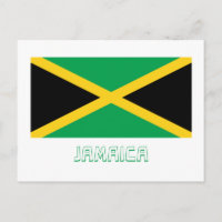 Drapeau Jamaïque avec nom