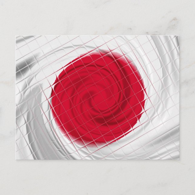 Carte Postale Drapeau japonais (Devant)