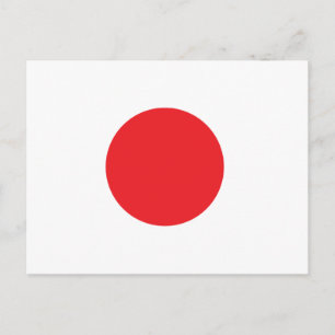 Carte Postale drapeau japonais