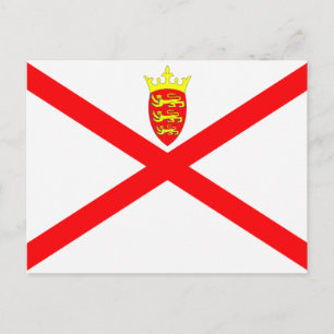 Carte Postale Drapeau Jersey