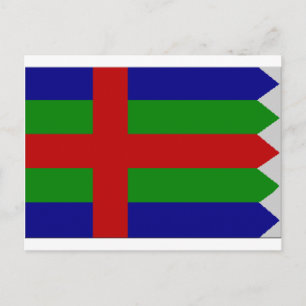 Carte Postale Drapeau Jutland (Danemark)