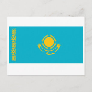 Carte postale Drapeau Kazakhstan