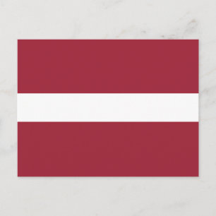Carte Postale Drapeau Lettonie