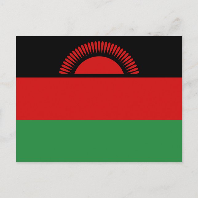Carte postale Drapeau Malawi (Devant)