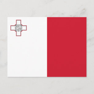Carte Postale Drapeau Malte