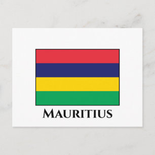 Carte Postale Drapeau Maurice