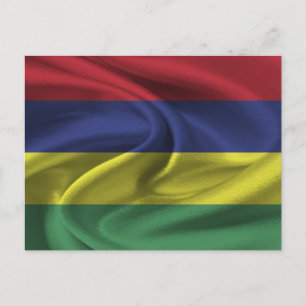 Carte Postale Drapeau Maurice