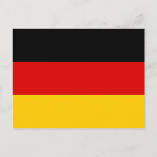 Carte Postale Drapeau mondial de l'Allemagne