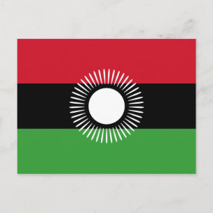 Carte Postale Drapeau national du Malawi