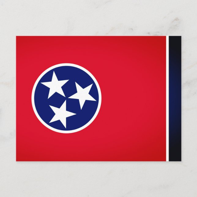 Carte Postale Drapeau national du Tennessee (Devant)