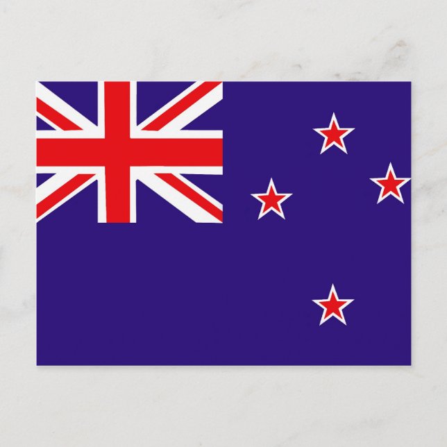 Carte Postale Drapeau néo-zélandais (Devant)