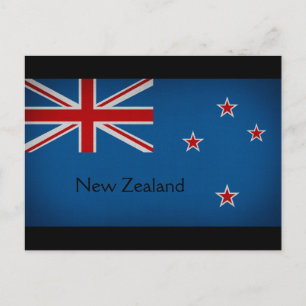 Carte Postale Drapeau néo-zélandais