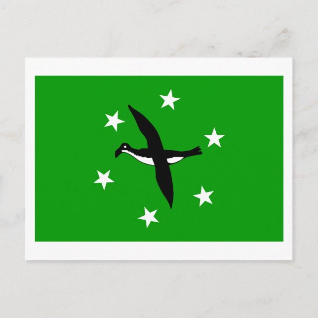 Carte Postale Drapeau Ngchesar (Devant)