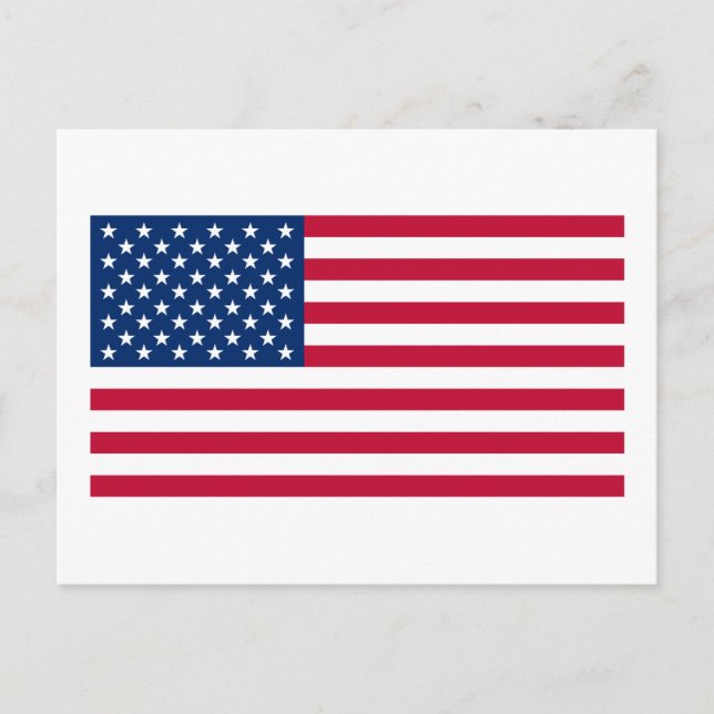 Carte Postale Drapeau officiel américain (Devant)