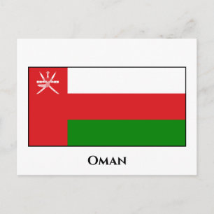 Carte Postale Drapeau Oman