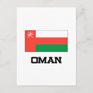 Carte Postale Drapeau Oman