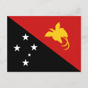 Carte postale Drapeau Papouasie-Nouvelle-Guinée