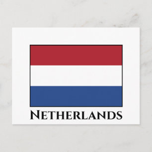 Carte Postale Drapeau Pays-Bas (néerlandais)