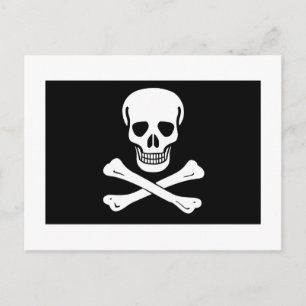 Carte Postale Drapeau pirate