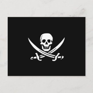 Carte Postale Drapeau pirate