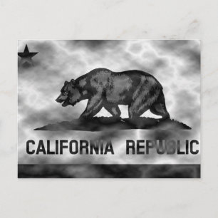 Carte Postale Drapeau Plasma Californie