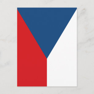 Carte Postale Drapeau République tchèque