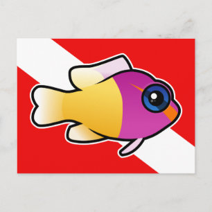 Carte Postale Drapeau Royal Dottyback