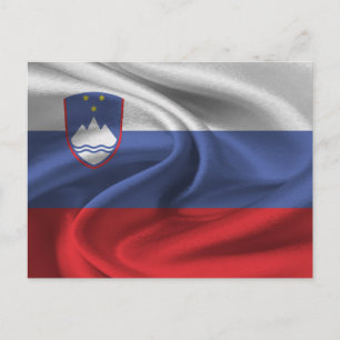 Carte Postale Drapeau Slovénie