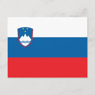 Carte postale Drapeau Slovénie