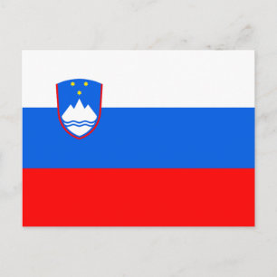 Carte Postale Drapeau Slovénie