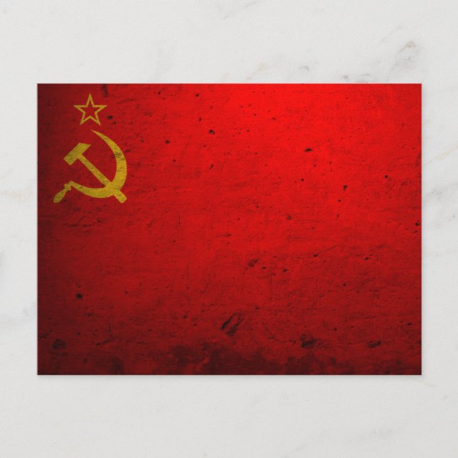 Carte Postale Drapeau soviétique (Devant)