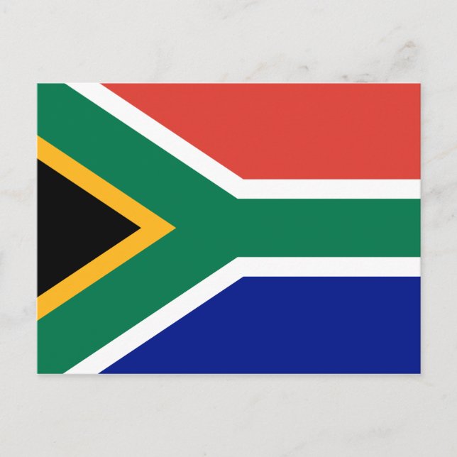 Carte Postale Drapeau sud-africain (Devant)