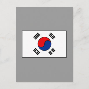 Carte Postale Drapeau sud-coréen T-shirts et cadeaux