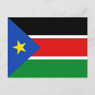 Carte postale Drapeau Sud-Soudan