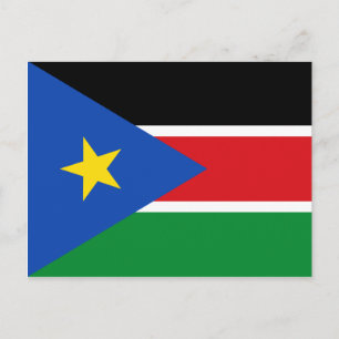 Carte Postale drapeau sud-soudan