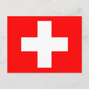 Carte postale Drapeau Suisse