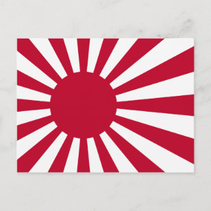 Carte postale Drapeau Sun Levant japonais