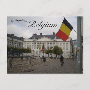 Carte Postale Drapeau sur la place des Martyrs Bruxelles Belgiqu