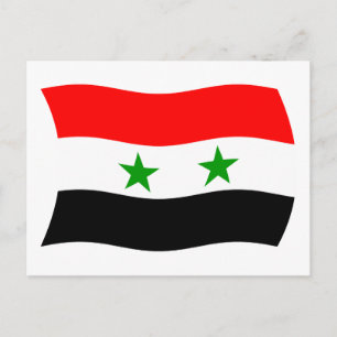 Carte postale Drapeau Syrie
